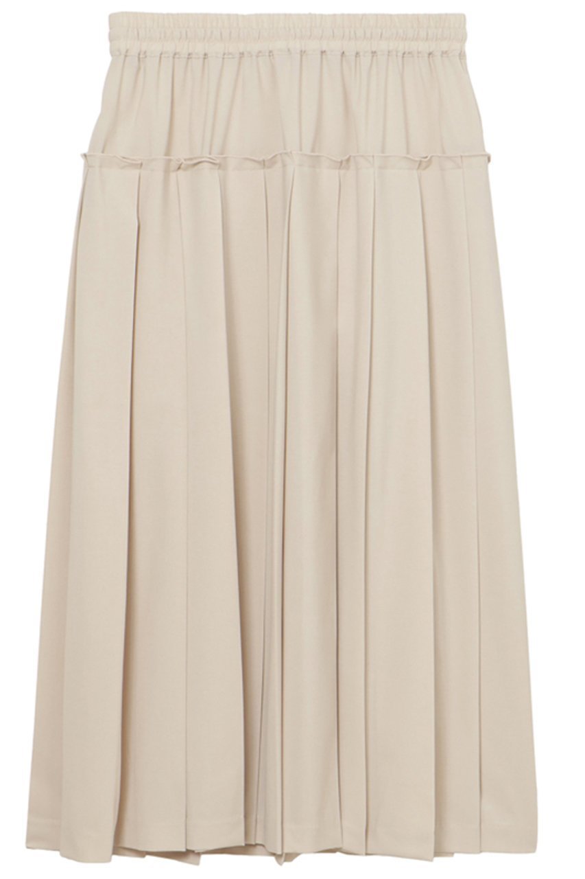 【ミラ ショーン バイ チカ キサダ/mila schon by chika kisada】のウールライク プリーツスカート 人気、トレンドファッション・服の通販 founy(ファニー) 　ファッション　Fashion　レディースファッション　Fashion for Women　スカート　Skirts　プリーツスカート / 上品フェミニンスタイル　Pleated Skirts　ロングスカート　Long Skirts / Maxi & Midi Skirts　プリーツ　Pleats, Pleated　ロング　Long, Long-Length　切替　Switching, Contrast Panel　新作・新入荷　New Arrivals / New In　other-2|ID: prp329100004875778 ipo3291000000036367337