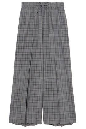 【ミラ ショーン バイ チカ キサダ/mila schon by chika kisada】のウールチェックワイドタックパンツ 人気、トレンドファッション・服の通販 founy(ファニー) ファッション Fashion レディースファッション Fashion for Women パンツ Pants & Trousers クラシカル Classical, Vintage-Inspired シンプル Simple, Minimal ストレート Straight, Straight Cut スピンドル Spindle, Drawcord チェック Check, Plaid, Tartan リラックス Relax, Relaxed Fit ワイド Wide, Wide Fit エレガント 上品 Elegant 新作・新入荷 New Arrivals / New In |ID:prp329100004875783