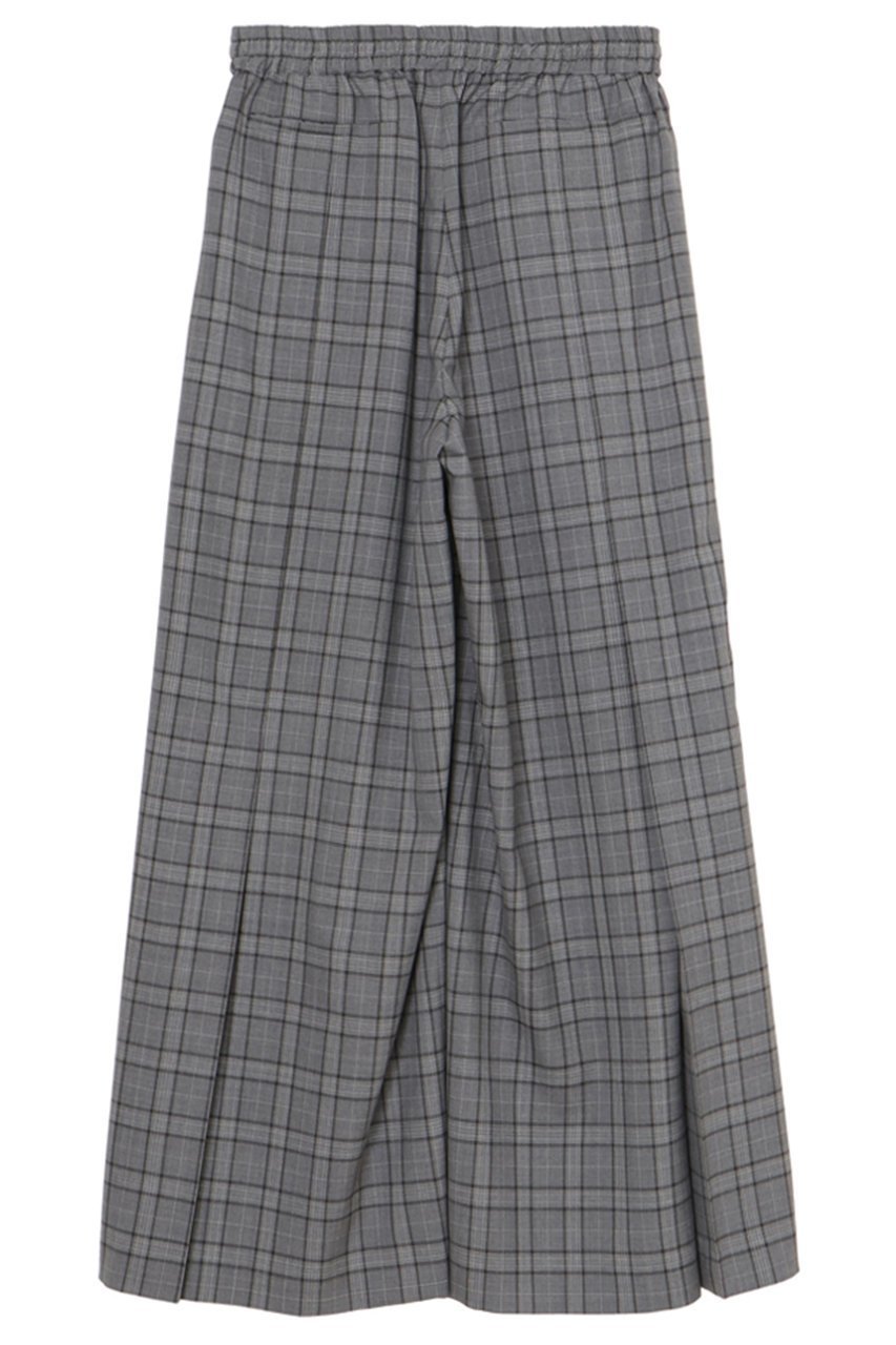 【ミラ ショーン バイ チカ キサダ/mila schon by chika kisada】のウールチェックワイドタックパンツ 人気、トレンドファッション・服の通販 founy(ファニー) 　ファッション　Fashion　レディースファッション　Fashion for Women　パンツ　Pants & Trousers　クラシカル　Classical, Vintage-Inspired　シンプル　Simple, Minimal　ストレート　Straight, Straight Cut　スピンドル　Spindle, Drawcord　チェック　Check, Plaid, Tartan　リラックス　Relax, Relaxed Fit　ワイド　Wide, Wide Fit　エレガント 上品　Elegant　新作・新入荷　New Arrivals / New In　other-2|ID: prp329100004875783 ipo3291000000036367359