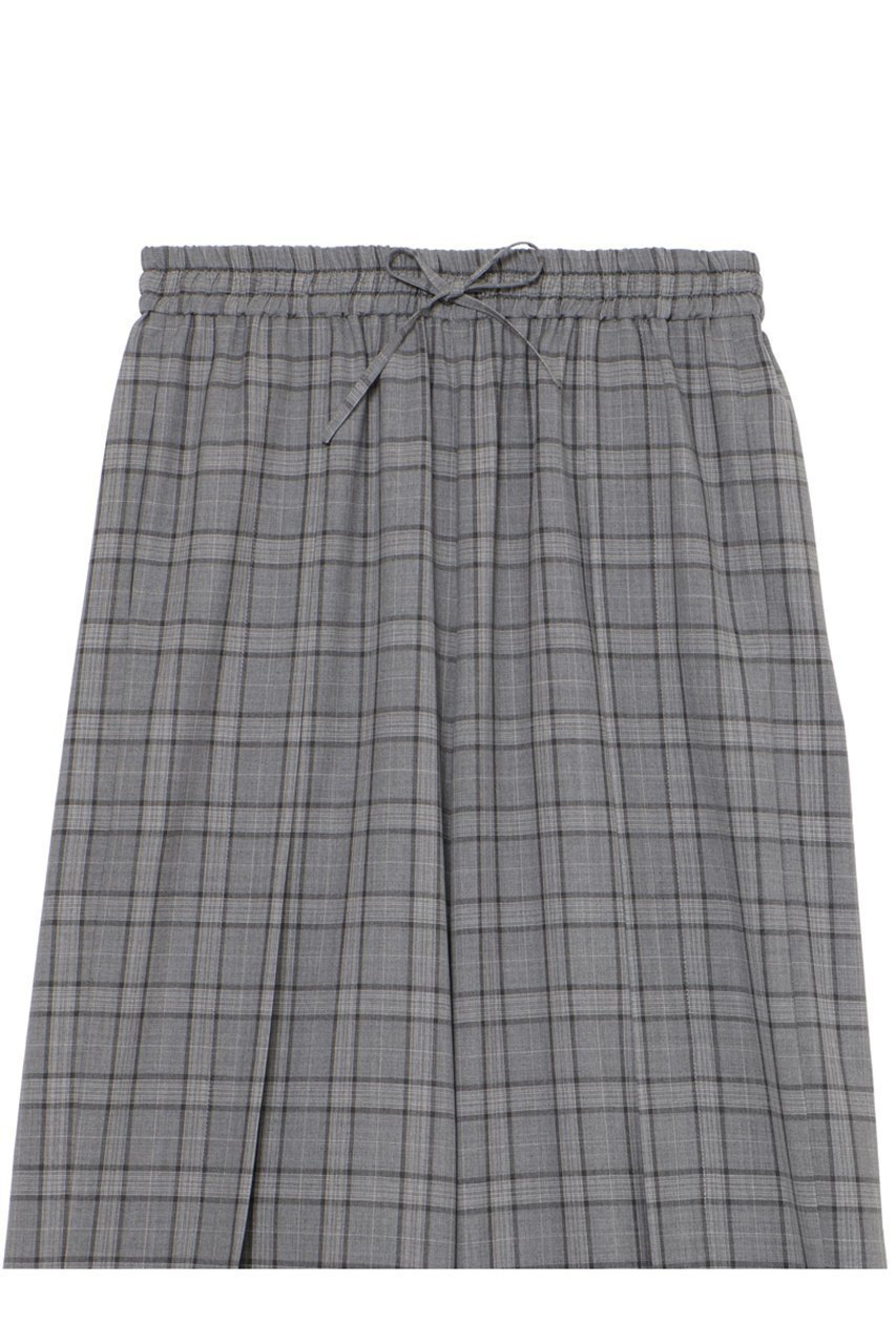 【ミラ ショーン バイ チカ キサダ/mila schon by chika kisada】のウールチェックワイドタックパンツ 人気、トレンドファッション・服の通販 founy(ファニー) 　ファッション　Fashion　レディースファッション　Fashion for Women　パンツ　Pants & Trousers　クラシカル　Classical, Vintage-Inspired　シンプル　Simple, Minimal　ストレート　Straight, Straight Cut　スピンドル　Spindle, Drawcord　チェック　Check, Plaid, Tartan　リラックス　Relax, Relaxed Fit　ワイド　Wide, Wide Fit　エレガント 上品　Elegant　新作・新入荷　New Arrivals / New In　other-3|ID: prp329100004875783 ipo3291000000036367360