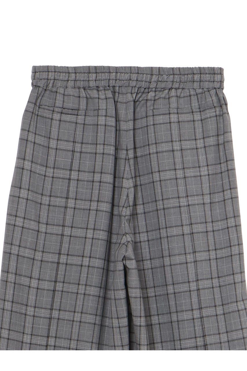 【ミラ ショーン バイ チカ キサダ/mila schon by chika kisada】のウールチェックワイドタックパンツ 人気、トレンドファッション・服の通販 founy(ファニー) 　ファッション　Fashion　レディースファッション　Fashion for Women　パンツ　Pants & Trousers　クラシカル　Classical, Vintage-Inspired　シンプル　Simple, Minimal　ストレート　Straight, Straight Cut　スピンドル　Spindle, Drawcord　チェック　Check, Plaid, Tartan　リラックス　Relax, Relaxed Fit　ワイド　Wide, Wide Fit　エレガント 上品　Elegant　新作・新入荷　New Arrivals / New In　other-4|ID: prp329100004875783 ipo3291000000036367361