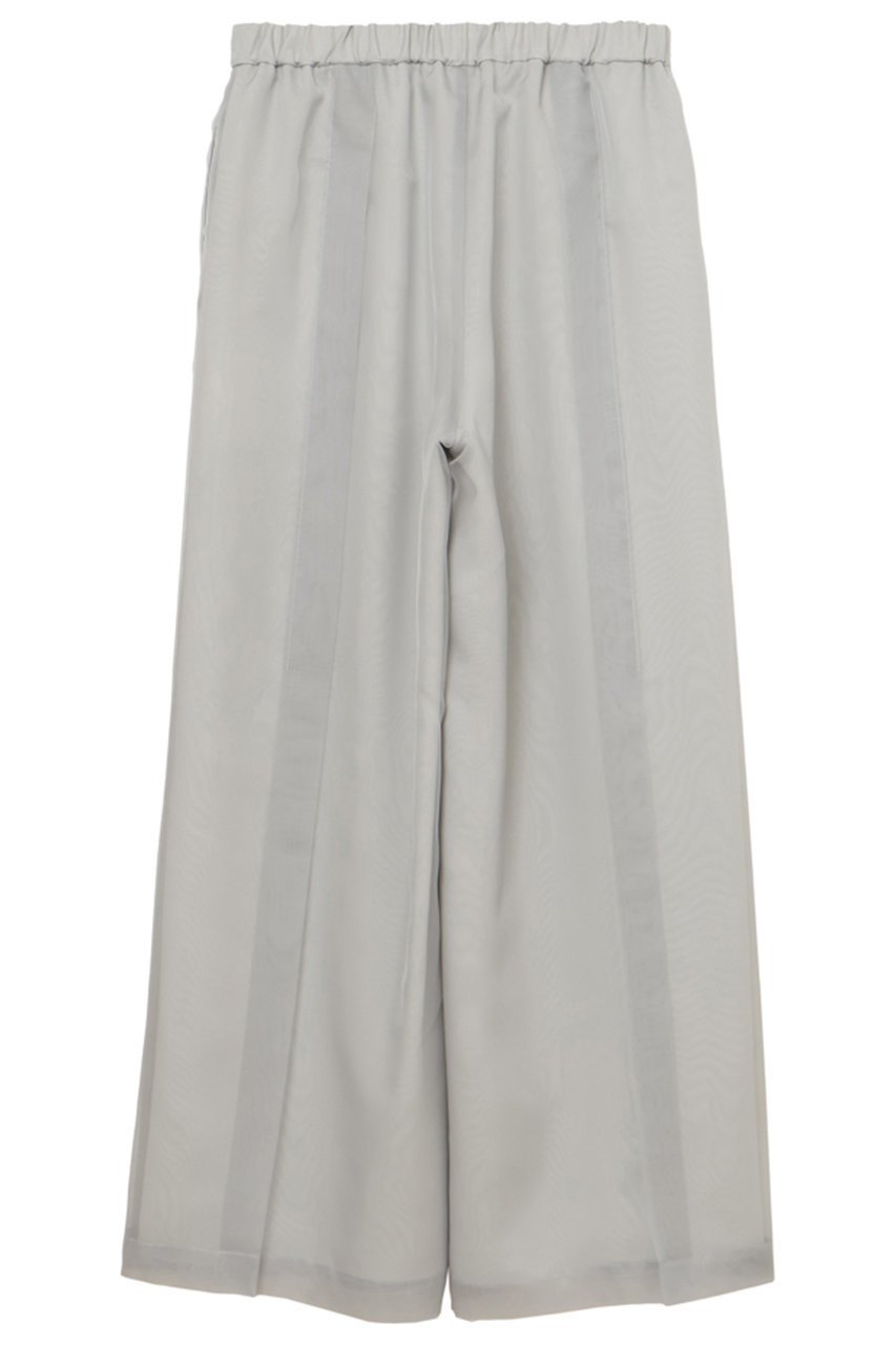 【ミラ ショーン バイ チカ キサダ/mila schon by chika kisada】のオーガンジーレイヤードワイドタックパンツ 人気、トレンドファッション・服の通販 founy(ファニー) 　ファッション　Fashion　レディースファッション　Fashion for Women　パンツ　Pants & Trousers　オーガンジー　Organza Fabric　シンプル　Simple, Minimal　ストレート　Straight, Straight Cut　スピンドル　Spindle, Drawcord　ワイド　Wide, Wide Fit　新作・新入荷　New Arrivals / New In　other-2|ID: prp329100004875784 ipo3291000000036367368