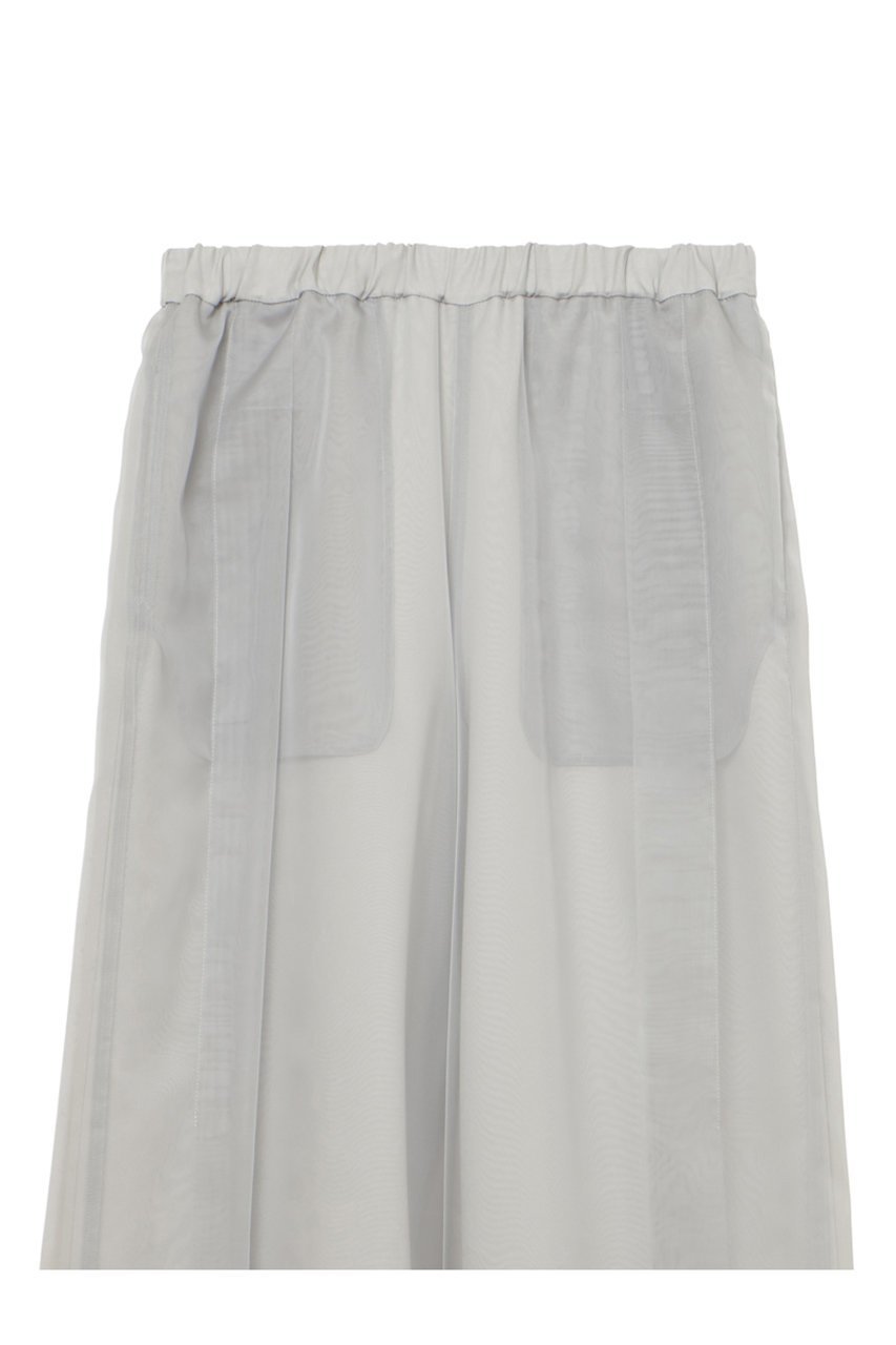 【ミラ ショーン バイ チカ キサダ/mila schon by chika kisada】のオーガンジーレイヤードワイドタックパンツ 人気、トレンドファッション・服の通販 founy(ファニー) 　ファッション　Fashion　レディースファッション　Fashion for Women　パンツ　Pants & Trousers　オーガンジー　Organza Fabric　シンプル　Simple, Minimal　ストレート　Straight, Straight Cut　スピンドル　Spindle, Drawcord　ワイド　Wide, Wide Fit　新作・新入荷　New Arrivals / New In　other-3|ID: prp329100004875784 ipo3291000000036367370