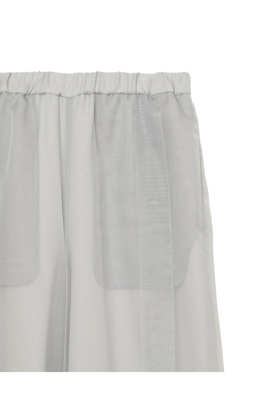 【ミラ ショーン バイ チカ キサダ/mila schon by chika kisada】のオーガンジーレイヤードワイドタックパンツ 人気、トレンドファッション・服の通販 founy(ファニー) 　ファッション　Fashion　レディースファッション　Fashion for Women　パンツ　Pants & Trousers　オーガンジー　Organza Fabric　シンプル　Simple, Minimal　ストレート　Straight, Straight Cut　スピンドル　Spindle, Drawcord　ワイド　Wide, Wide Fit　新作・新入荷　New Arrivals / New In　other-4|ID: prp329100004875784 ipo3291000000036367372