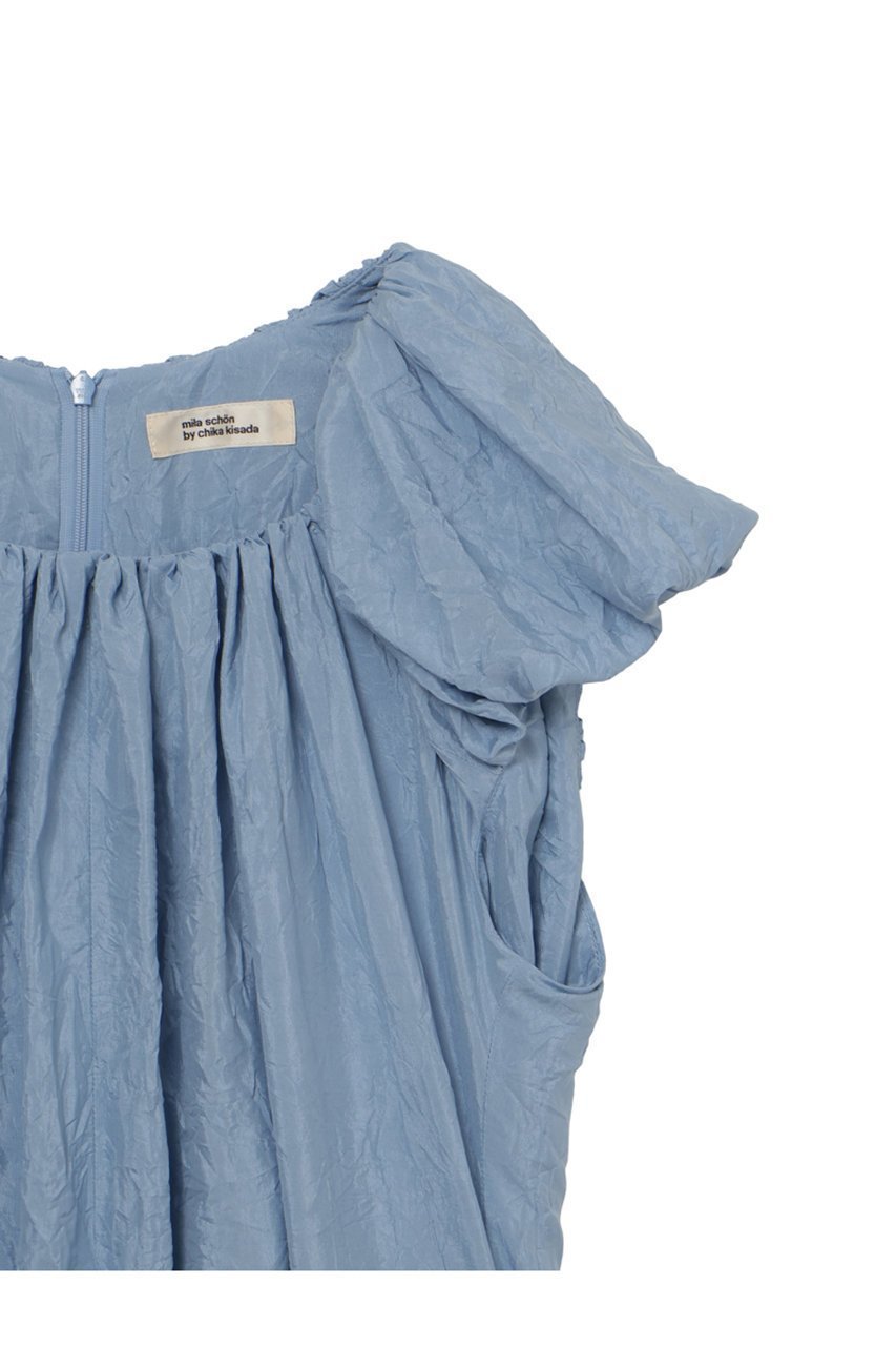 【ミラ ショーン バイ チカ キサダ/mila schon by chika kisada】のシルク混クリンクルクロスワンピース 人気、トレンドファッション・服の通販 founy(ファニー) 　ファッション　Fashion　レディースファッション　Fashion for Women　ワンピース　Dresses　チュニック　Tunic Tops & Dresses　シルク　Silk, 100% Silk　チュニック　Tunic, Long Top　ロング　Long, Long-Length　新作・新入荷　New Arrivals / New In　旅行　Travel　other-4|ID: prp329100004875790 ipo3291000000036367411