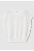 【アナイ/ANAYI】のシアー天竺クルーネック プルオーバー 人気、トレンドファッション・服の通販 founy(ファニー) ファッション Fashion レディースファッション Fashion for Women トップス・カットソー Cut & Sew Tops ニット Knit Tops & Sweaters カジュアルプルオーバー・ニットトップス Pullovers & Knit Tops / Casual Pullovers イタリア Italy カーディガン Cardigan, Knitwear シアー Sheer, See-Through 新作・新入荷 New Arrivals / New In thumbnail ホワイト|ID: prp329100004875800 ipo3291000000036367477