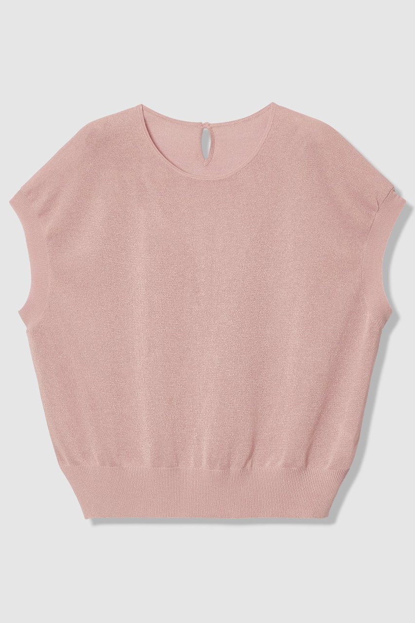 【アナイ/ANAYI】のシアー天竺クルーネック プルオーバー インテリア・キッズ・メンズ・レディースファッション・服の通販 founy(ファニー) 　ファッション　Fashion　レディースファッション　Fashion for Women　トップス・カットソー　Cut & Sew Tops　ニット　Knit Tops & Sweaters　カジュアルプルオーバー・ニットトップス　Pullovers & Knit Tops / Casual Pullovers　イタリア　Italy　カーディガン　Cardigan, Knitwear　シアー　Sheer, See-Through　新作・新入荷　New Arrivals / New In　ピンク|ID: prp329100004875800 ipo3291000000036367478