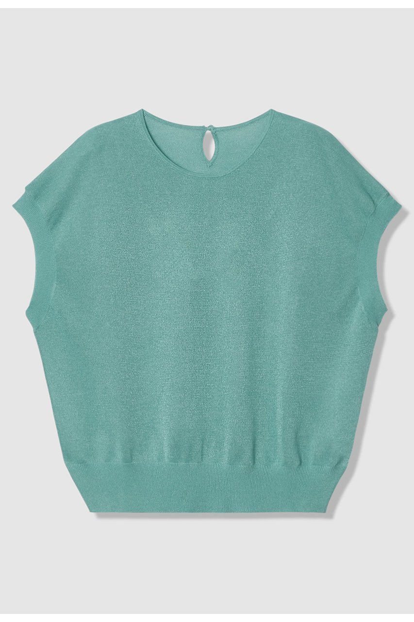 【アナイ/ANAYI】のシアー天竺クルーネック プルオーバー インテリア・キッズ・メンズ・レディースファッション・服の通販 founy(ファニー) 　ファッション　Fashion　レディースファッション　Fashion for Women　トップス・カットソー　Cut & Sew Tops　ニット　Knit Tops & Sweaters　カジュアルプルオーバー・ニットトップス　Pullovers & Knit Tops / Casual Pullovers　イタリア　Italy　カーディガン　Cardigan, Knitwear　シアー　Sheer, See-Through　新作・新入荷　New Arrivals / New In　グリーン|ID: prp329100004875800 ipo3291000000036367479