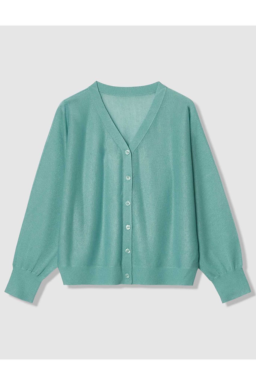 【アナイ/ANAYI】のシアー天竺ドルマンVカーディガン インテリア・キッズ・メンズ・レディースファッション・服の通販 founy(ファウニー) 　ファッション　Fashion　レディースファッション　Fashion for Women　トップス・カットソー　Cut & Sew Tops　ニット　Knit Tops & Sweaters　カーディガン・羽織り　Layered Style Cardigans　イタリア　Italy　カーディガン　Cardigan, Knitwear　シアー　Sheer, See-Through　ノースリーブ　Sleeveless, No-Sleeve　人気　Popular, Best Seller　夏　Summer　グリーン|ID: prp329100004875801 ipo3291000000036367487