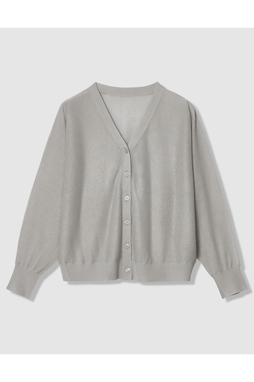 【アナイ/ANAYI】のシアー天竺ドルマンVカーディガン インテリア・キッズ・メンズ・レディースファッション・服の通販 founy(ファウニー) 　ファッション　Fashion　レディースファッション　Fashion for Women　トップス・カットソー　Cut & Sew Tops　ニット　Knit Tops & Sweaters　カーディガン・羽織り　Layered Style Cardigans　イタリア　Italy　カーディガン　Cardigan, Knitwear　シアー　Sheer, See-Through　ノースリーブ　Sleeveless, No-Sleeve　人気　Popular, Best Seller　夏　Summer　ライトグレー|ID: prp329100004875801 ipo3291000000036367488