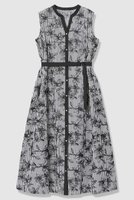 【アナイ/ANAYI】のフラワー刺繍ストライプAライン ワンピース 大人の最旬トレンドファッション＆コーディネート founy(ファウニー) ファッション Fashion レディースファッション Fashion for Women ワンピース Dresses チュニック Tunic Tops & Dresses ストライプ Stripe, Striped Pattern スペシャル Special, Limited Edition ダウン Down, Puffer チェーン Chain, Chain Strap チュニック Tunic, Long Top フラワー Flower, Floral フロント Front, Front Design リラックス Relax, Relaxed Fit ロング Long, Long-Length 再入荷 Restock / Back in Stock 無地 Plain, Solid Color |ID:prp329100004875810