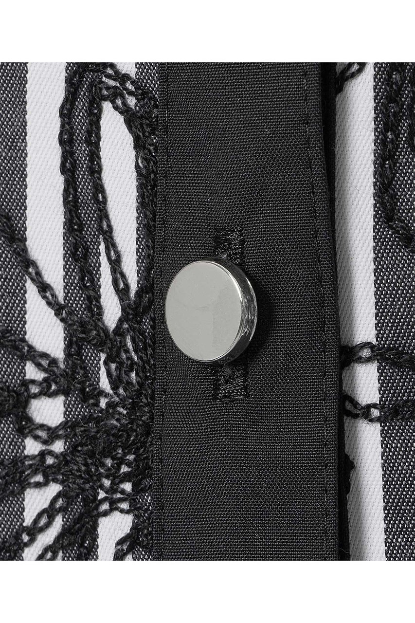 【アナイ/ANAYI】のフラワー刺繍ストライプAライン ワンピース 大人の最旬トレンドファッション＆コーディネート founy(ファウニー) 　ファッション　Fashion　レディースファッション　Fashion for Women　ワンピース　Dresses　チュニック　Tunic Tops & Dresses　ストライプ　Stripe, Striped Pattern　スペシャル　Special, Limited Edition　ダウン　Down, Puffer　チェーン　Chain, Chain Strap　チュニック　Tunic, Long Top　フラワー　Flower, Floral　フロント　Front, Front Design　リラックス　Relax, Relaxed Fit　ロング　Long, Long-Length　再入荷　Restock / Back in Stock　無地　Plain, Solid Color　other-7|ID: prp329100004875810 ipo3291000000037240026
