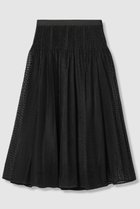 【アナイ/ANAYI】の【セットアップ対応商品】メッシュラッセルプリーツ スカート ブラック|ID: prp329100004875819 ipo3291000000036367618