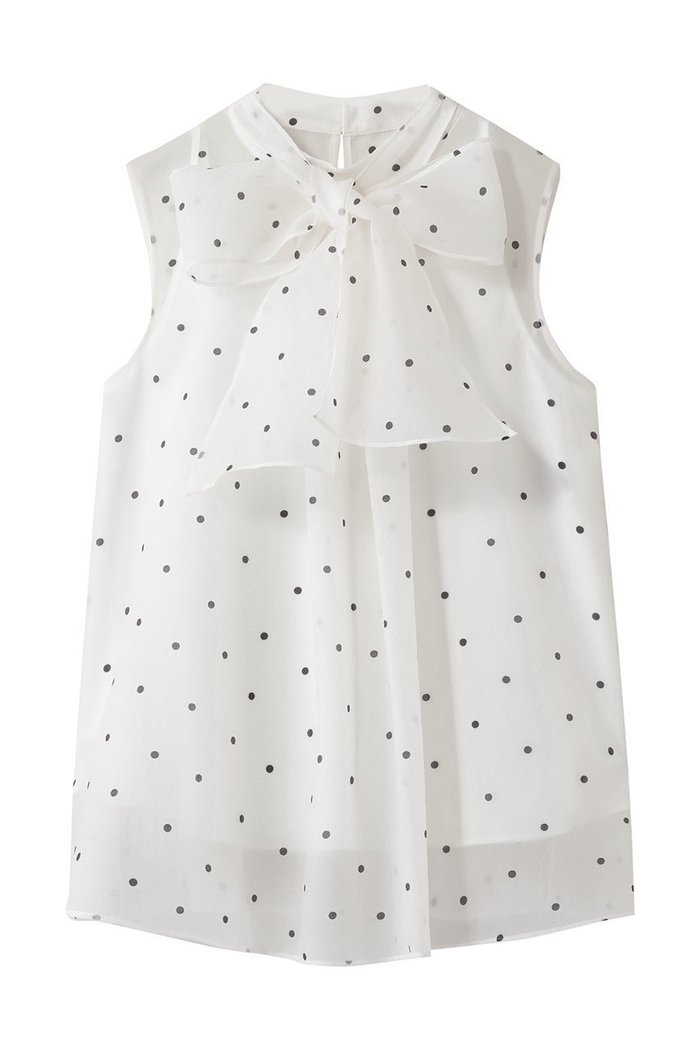 【アナイ/ANAYI】のオーガンジードットPTリボンブラウス インテリア・キッズ・メンズ・レディースファッション・服の通販 founy(ファニー) https://founy.com/ ファッション Fashion レディースファッション Fashion for Women トップス・カットソー Cut & Sew Tops シャツ・ブラウス・オフィスカジュアル Elegant Blouses & Button-Ups オーガンジー Organza Fabric シアー Sheer, See-Through スリーブ Sleeve, Long Sleeve / Short Sleeve タイトスカート Pencil Skirt, Tight Skirt ドット Polka Dot, Dot Pattern バランス Balance, Style Balance ボトム Bottoms, Lower Wear リボン Ribbon, Bow ロング Long, Long-Length エレガント 上品 Elegant 新作・新入荷 New Arrivals / New In |ID: prp329100004875826 ipo3291000000036367665