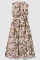 【アナイ/ANAYI】のペイントフラワープリントフレア ワンピース ブラウン|ID: prp329100004875859 ipo3291000000037010611