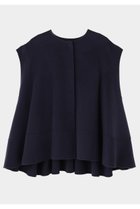 【ル フィル/LE PHIL】のピュアカシミアフレアジレ ネイビー|ID: prp329100004875866 ipo3291000000036367909