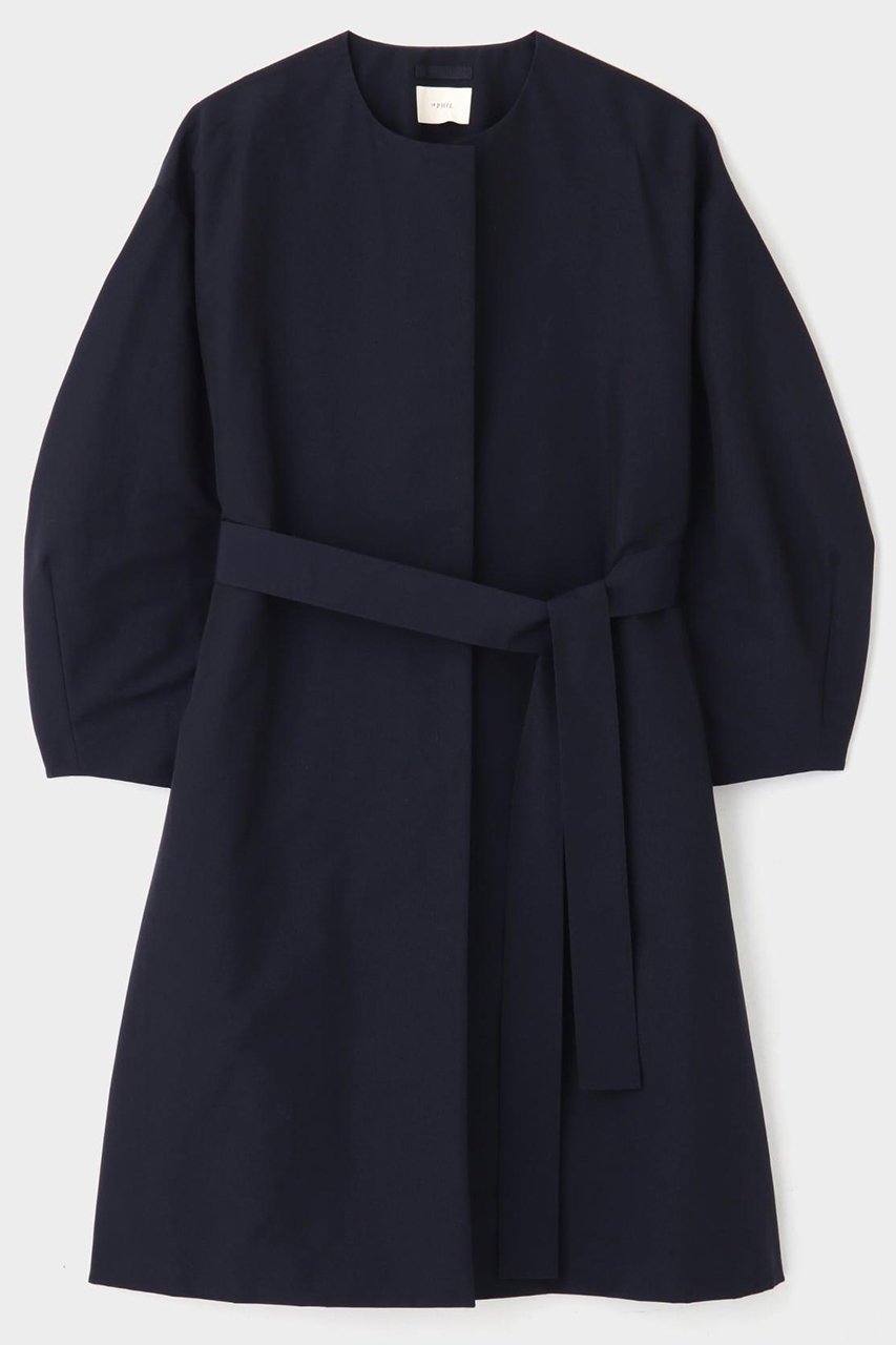 【ル フィル/LE PHIL】のナイロンコットンクロスノーカラーコート 人気、トレンドファッション・服の通販 founy(ファニー) 　ファッション　Fashion　レディースファッション　Fashion for Women　アウター　Coat / Outerwear Collection　コート・ロングコート・ピーコート　Long Coats, Peacoats & More　スタンダード　Standard, Basic　ドレス　Dress, One-Piece　リラックス　Relax, Relaxed Fit　ロング　Long, Long-Length　新作・新入荷　New Arrivals / New In　other-2|ID: prp329100004875875 ipo3291000000036367992