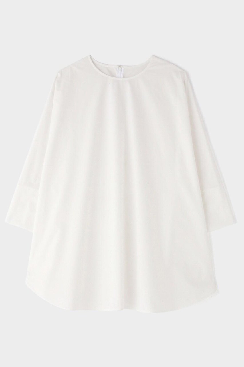 【ル フィル/LE PHIL】の《LE PHIL》サークルオーバーブラウス 人気、トレンドファッション・服の通販 founy(ファニー) 　ファッション　Fashion　レディースファッション　Fashion for Women　トップス・カットソー　Cut & Sew Tops　シャツ・ブラウス・オフィスカジュアル　Elegant Blouses & Button-Ups　おすすめ　Recommended / Our Picks　スタンダード　Standard, Basic　ストレッチ　Stretch, Stretchy Fabric　スリット　Slit, Slit Detail　スリーブ　Sleeve, Long Sleeve / Short Sleeve　フォルム　Silhouette, Form　ロング　Long, Long-Length　新作・新入荷　New Arrivals / New In　other-2|ID: prp329100004875882 ipo3291000000036368045