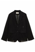 【ミラ ショーン バイ チカ キサダ/mila schon by chika kisada】のシアーバックシャンジャケット ブラック|ID: prp329100004875885 ipo3291000000036368054