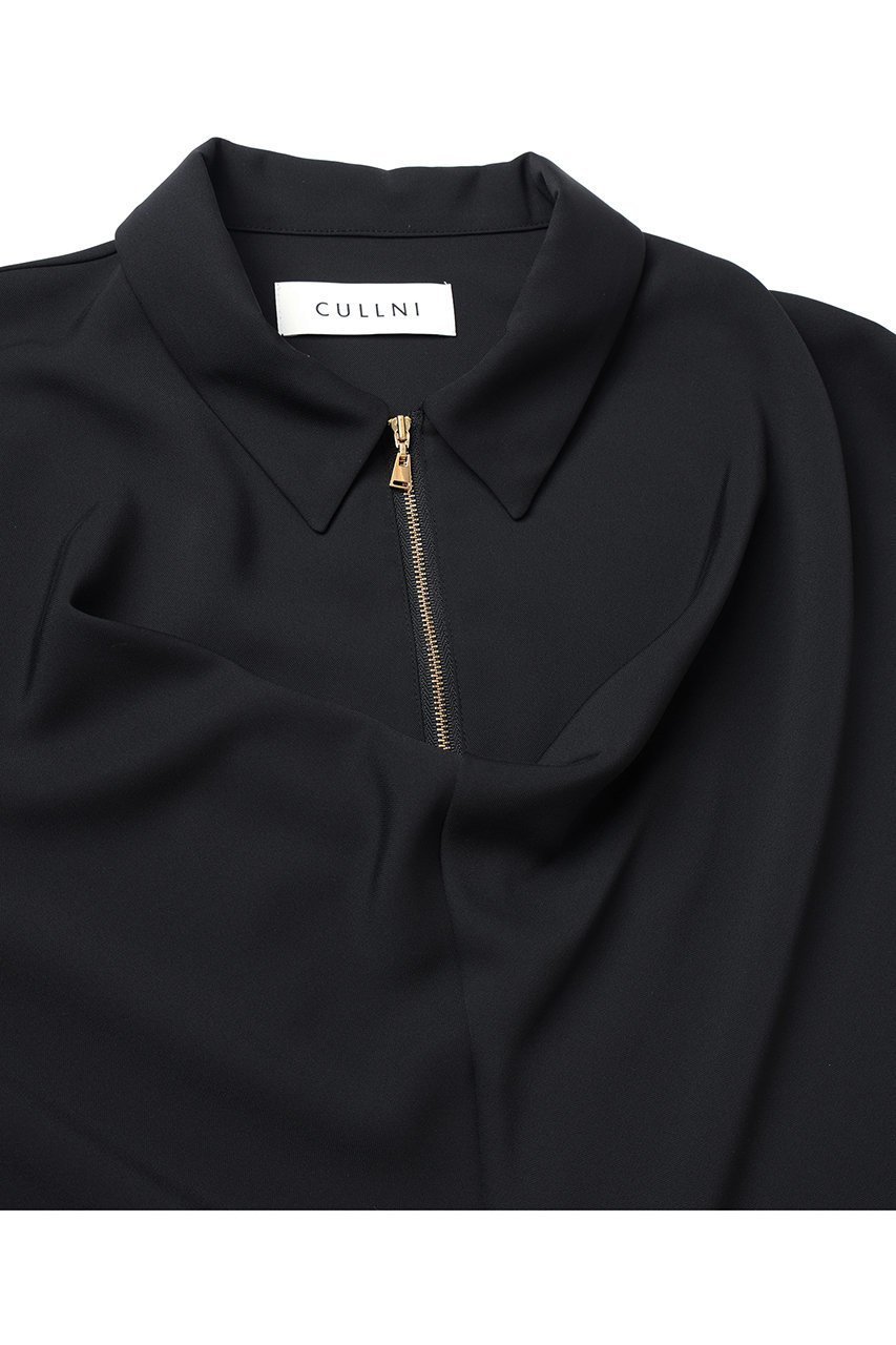 【クルニ/CULLNI】の【UNISEX】Airy Cloth ドレープ ドローストリング ハーフジップシャツ 人気、トレンドファッション・服の通販 founy(ファニー) 　ファッション　Fashion　レディースファッション　Fashion for Women　トップス・カットソー　Cut & Sew Tops　シャツ・ブラウス・オフィスカジュアル　Elegant Blouses & Button-Ups　ユニセックス　Unisex, Genderless　ジャケット　Jacket, Outerwear　スリーブ　Sleeve, Long Sleeve / Short Sleeve　セットアップ　Set-Up, Coordinated Outfit　ドレープ　Drape, Draping Fabric　ドローコード　Drawcord, Drawstring Cord　ドローストリング　Drawstring, Pull Cord　リラックス　Relax, Relaxed Fit　ロング　Long, Long-Length　エレガント 上品　Elegant　新作・新入荷　New Arrivals / New In　other-2|ID: prp329100004875893 ipo3291000000036368114