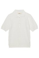 【ミラ ショーン バイ チカ キサダ/mila schon by chika kisada】のアイレットすかし編みポロニット 人気、トレンドファッション・服の通販 founy(ファニー) ファッション Fashion レディースファッション Fashion for Women トップス・カットソー Cut & Sew Tops ニット Knit Tops & Sweaters カジュアルプルオーバー・ニットトップス Pullovers & Knit Tops / Casual Pullovers アイレット Eyelet Lace エレガント 上品 Elegant 人気 Popular, Best Seller 新作・新入荷 New Arrivals / New In |ID:prp329100004875900