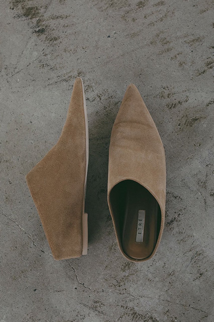 【エトレトウキョウ/ETRE TOKYO】のポインテッドインヒールレザーミュール インテリア・キッズ・メンズ・レディースファッション・服の通販 founy(ファニー) 　ファッション　Fashion　レディースファッション　Fashion for Women　クッション　Cushion, Throw Pillow　デニム　Denim, Jeans Material　ワイド　Wide, Wide Fit　エレガント 上品　Elegant　再入荷　Restock / Back in Stock　ベージュ|ID: prp329100004875911 ipo3291000000036368227