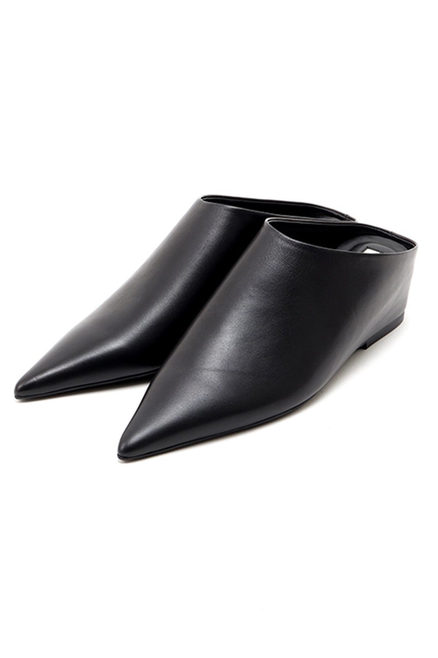 【エトレトウキョウ/ETRE TOKYO】のポインテッドインヒールレザーミュール 人気、トレンドファッション・服の通販 founy(ファニー) 　ファッション　Fashion　レディースファッション　Fashion for Women　クッション　Cushion, Throw Pillow　デニム　Denim, Jeans Material　ワイド　Wide, Wide Fit　エレガント 上品　Elegant　再入荷　Restock / Back in Stock　other-4|ID: prp329100004875911 ipo3291000000036368232