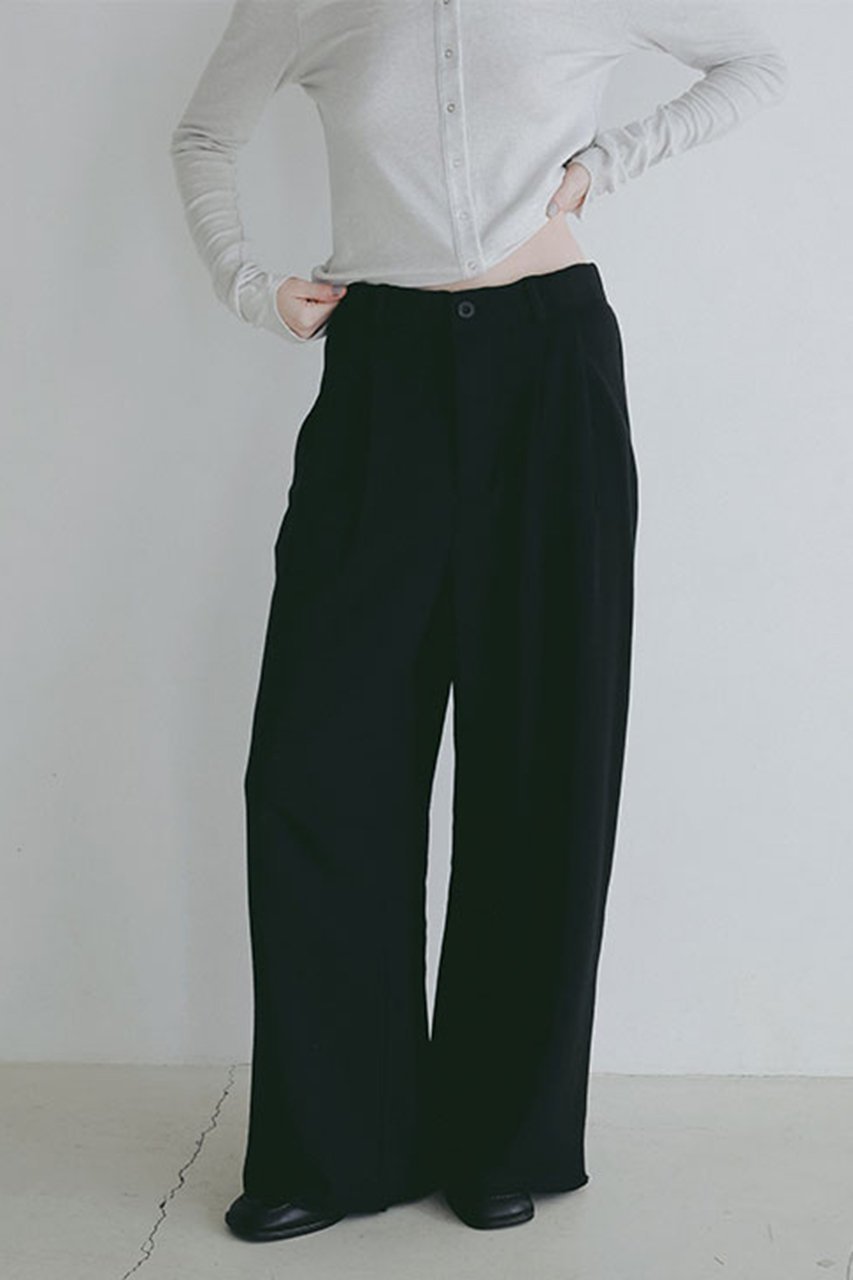 【エトレトウキョウ/ETRE TOKYO】のエアリースウェットパンツ インテリア・キッズ・メンズ・レディースファッション・服の通販 founy(ファウニー) 　ファッション　Fashion　レディースファッション　Fashion for Women　パンツ　Pants & Trousers　カットソー　Cut and Sewn Top　コンパクト　Compact, Small Size　シンプル　Simple, Minimal　ジャケット　Jacket, Outerwear　スウェット / スエット　Sweatshirt, Sweatwear　ストレート　Straight, Straight Cut　スラックス　Slacks, Dress Pants　バランス　Balance, Style Balance　フィット　Fit, Slim Fit　フロント　Front, Front Design　リラックス　Relax, Relaxed Fit　ワイド　Wide, Wide Fit　エレガント 上品　Elegant　ブラック|ID: prp329100004875914 ipo3291000000036368253