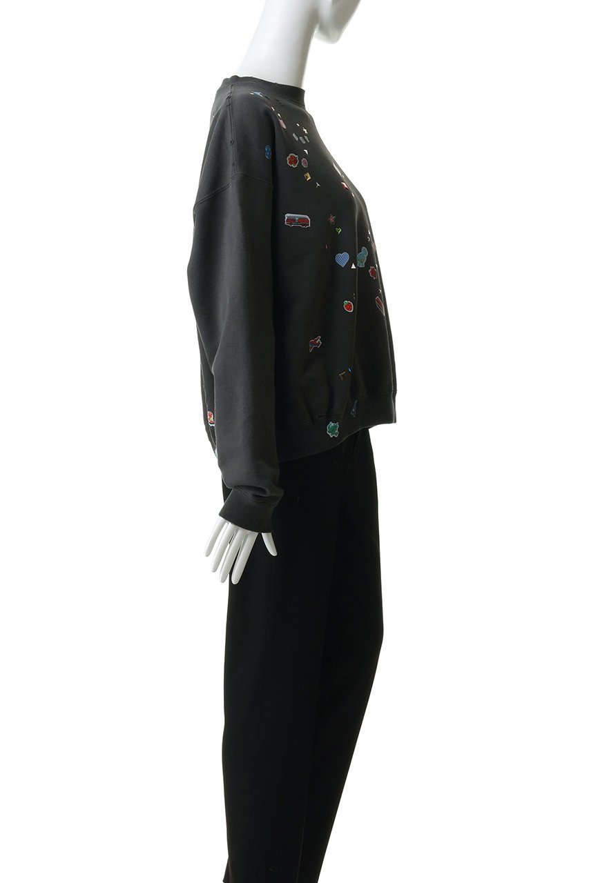 【メゾン ミハラヤスヒロ/Maison MIHARA YASUHIRO】の【Maison MIHARA YASUHIRO】KIDS STICKER プルオーバー 大人の最旬トレンドファッション＆コーディネート founy(ファウニー) 　ファッション　Fashion　レディースファッション　Fashion for Women　トップス・カットソー　Cut & Sew Tops　ニット　Knit Tops & Sweaters　カジュアルプルオーバー・ニットトップス　Pullovers & Knit Tops / Casual Pullovers　グラフィック　Graphic, Graphic Design　ダメージ　Distressed, Destroyed　ボトム　Bottoms, Lower Wear　other-3|ID: prp329100004875925 ipo3291000000037240341