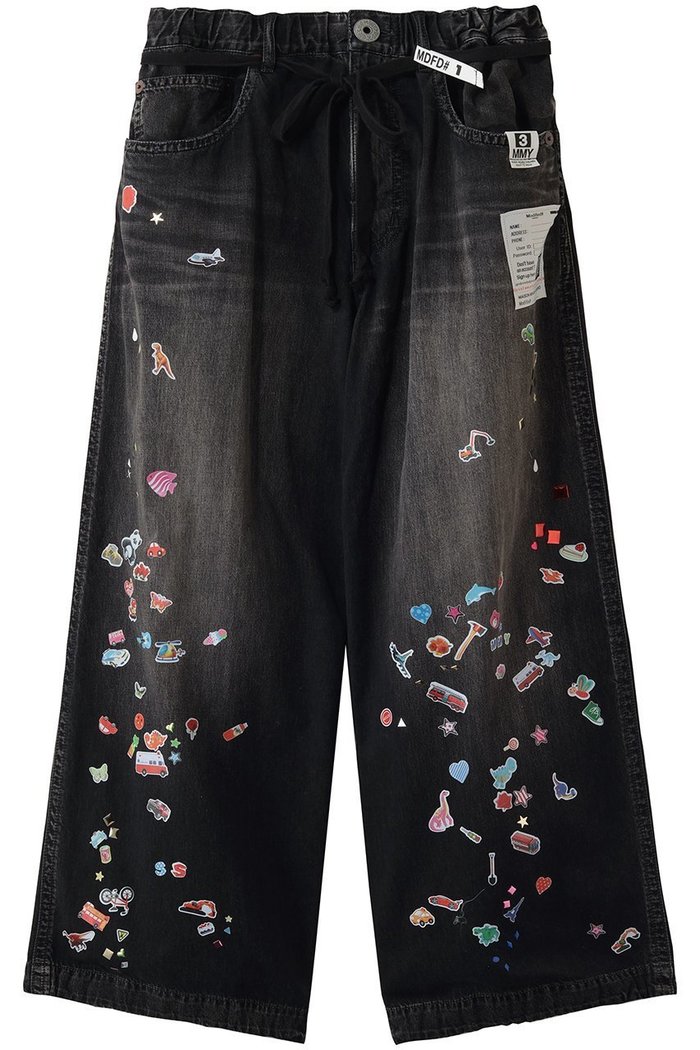 【メゾン ミハラヤスヒロ/Maison MIHARA YASUHIRO】の【Maison MIHARA YASUHIRO】DENIM HUGE ディテールパンツ with KIDS STICKER インテリア・キッズ・メンズ・レディースファッション・服の通販 founy(ファニー) https://founy.com/ ファッション Fashion レディースファッション Fashion for Women パンツ Pants & Trousers デニムパンツ・ジーンズ・美脚デニム Denim Jeans & Pants グラフィック Graphic, Graphic Design シンプル Simple, Minimal デニム Denim, Jeans Material ワイド Wide, Wide Fit |ID: prp329100004875927 ipo3291000000036897555