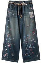 【メゾン ミハラヤスヒロ/Maison MIHARA YASUHIRO】の【Maison MIHARA YASUHIRO】DENIM HUGE ディテールパンツ with KIDS STICKER インディゴ|ID: prp329100004875927 ipo3291000000036897557