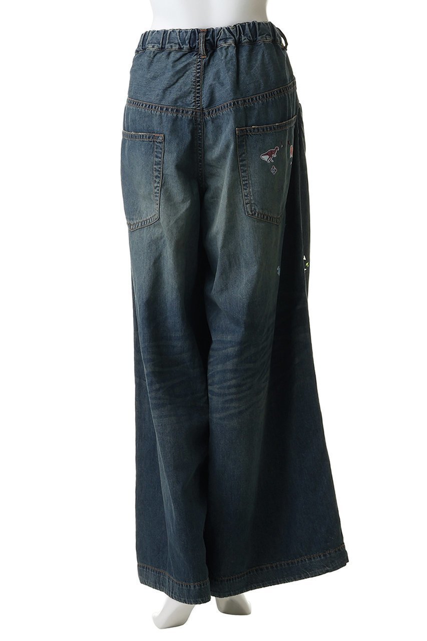 【メゾン ミハラヤスヒロ/Maison MIHARA YASUHIRO】の【Maison MIHARA YASUHIRO】DENIM HUGE ディテールパンツ with KIDS STICKER 大人の最旬トレンドファッション＆コーディネート founy(ファウニー) 　ファッション　Fashion　レディースファッション　Fashion for Women　パンツ　Pants & Trousers　デニムパンツ・ジーンズ・美脚デニム　Denim Jeans & Pants　グラフィック　Graphic, Graphic Design　シンプル　Simple, Minimal　デニム　Denim, Jeans Material　ワイド　Wide, Wide Fit　other-4|ID: prp329100004875927 ipo3291000000036897560