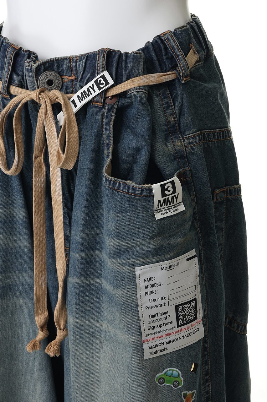 【メゾン ミハラヤスヒロ/Maison MIHARA YASUHIRO】の【Maison MIHARA YASUHIRO】DENIM HUGE ディテールパンツ with KIDS STICKER 大人の最旬トレンドファッション＆コーディネート founy(ファウニー) 　ファッション　Fashion　レディースファッション　Fashion for Women　パンツ　Pants & Trousers　デニムパンツ・ジーンズ・美脚デニム　Denim Jeans & Pants　グラフィック　Graphic, Graphic Design　シンプル　Simple, Minimal　デニム　Denim, Jeans Material　ワイド　Wide, Wide Fit　other-5|ID: prp329100004875927 ipo3291000000036897561