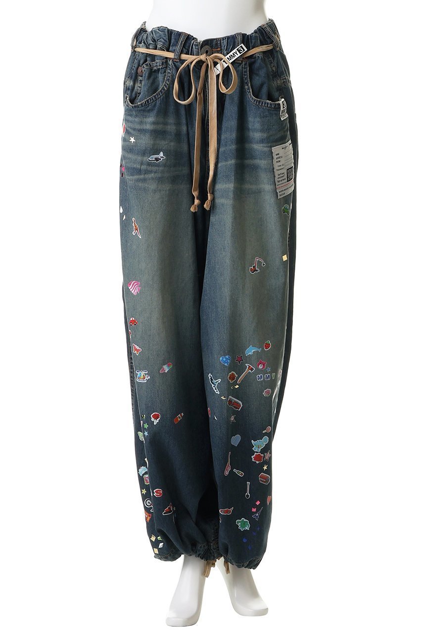 【メゾン ミハラヤスヒロ/Maison MIHARA YASUHIRO】の【Maison MIHARA YASUHIRO】DENIM HUGE ディテールパンツ with KIDS STICKER 大人の最旬トレンドファッション＆コーディネート founy(ファウニー) 　ファッション　Fashion　レディースファッション　Fashion for Women　パンツ　Pants & Trousers　デニムパンツ・ジーンズ・美脚デニム　Denim Jeans & Pants　グラフィック　Graphic, Graphic Design　シンプル　Simple, Minimal　デニム　Denim, Jeans Material　ワイド　Wide, Wide Fit　other-6|ID: prp329100004875927 ipo3291000000036897562