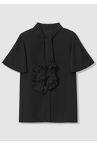 【アルアバイル/allureville】の【LOULOU WILLOUGHBY】ペタルフリルフレアスリーブブラウス ブラック|ID: prp329100004875945 ipo3291000000036368468