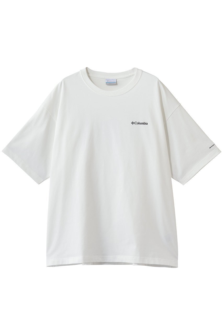 【コロンビア/Columbia】の【UNISEX】ロマビスタグラフィックショートスリーブTシャツ インテリア・キッズ・メンズ・レディースファッション・服の通販 founy(ファニー) 　ファッション　Fashion　レディースファッション　Fashion for Women　トップス・カットソー　Cut & Sew Tops　シャツ・ブラウス・オフィスカジュアル　Elegant Blouses & Button-Ups　ロングTシャツ・Tシャツ　Longline T-Shirts & Tees　カットソー・ベーシックTシャツ　Cut-and-Sewn Tops / Stretch Tees & Basics　ユニセックス　Unisex, Genderless　アウトドア　Outdoor Clothing　ショート　Short, Short Length　スリーブ　Sleeve, Long Sleeve / Short Sleeve　フィット　Fit, Slim Fit　プリント　Print, Printed Pattern　ボトム　Bottoms, Lower Wear　リラックス　Relax, Relaxed Fit　新作・新入荷　New Arrivals / New In　Sea Salt|ID: prp329100004875953 ipo3291000000036368532
