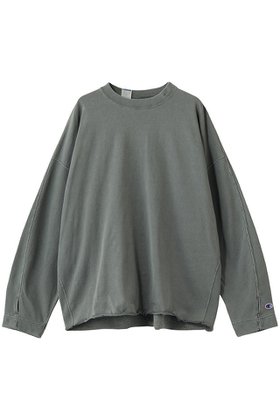 【エヌ.ハリウッド/N.HOOLYWOOD / MEN】の【MEN】【EXCANGE SERVICE × Champion】リバーシブル ドルマン スウェットシャツ 人気、トレンドファッション・服の通販 founy(ファニー) ファッション Fashion メンズファッション Fashion for Men トップス・カットソー Cut & Sew Tops パーカー・フーディー / カジュアルコーデ Hoodies & Parkas メンズシャツ Shirts ボックス Boxy, Box Shape リバーシブル Reversible, Two-Sided 切替 Switching, Contrast Panel 新作・新入荷 New Arrivals / New In 無地 Plain, Solid Color |ID:prp329100004875988