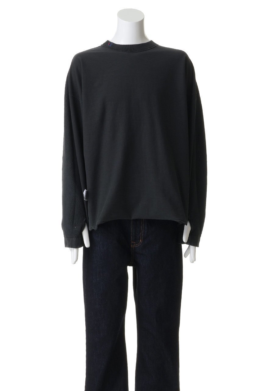 【エヌ.ハリウッド/N.HOOLYWOOD / MEN】の【MEN】【EXCANGE SERVICE × Champion】リバーシブル ドルマン スウェットシャツ 人気、トレンドファッション・服の通販 founy(ファニー) 　ファッション　Fashion　メンズファッション　Fashion for Men　トップス・カットソー　Cut & Sew Tops　パーカー・フーディー / カジュアルコーデ　Hoodies & Parkas　メンズシャツ　Shirts　ボックス　Boxy, Box Shape　リバーシブル　Reversible, Two-Sided　切替　Switching, Contrast Panel　新作・新入荷　New Arrivals / New In　無地　Plain, Solid Color　other-8|ID: prp329100004875988 ipo3291000000036368767