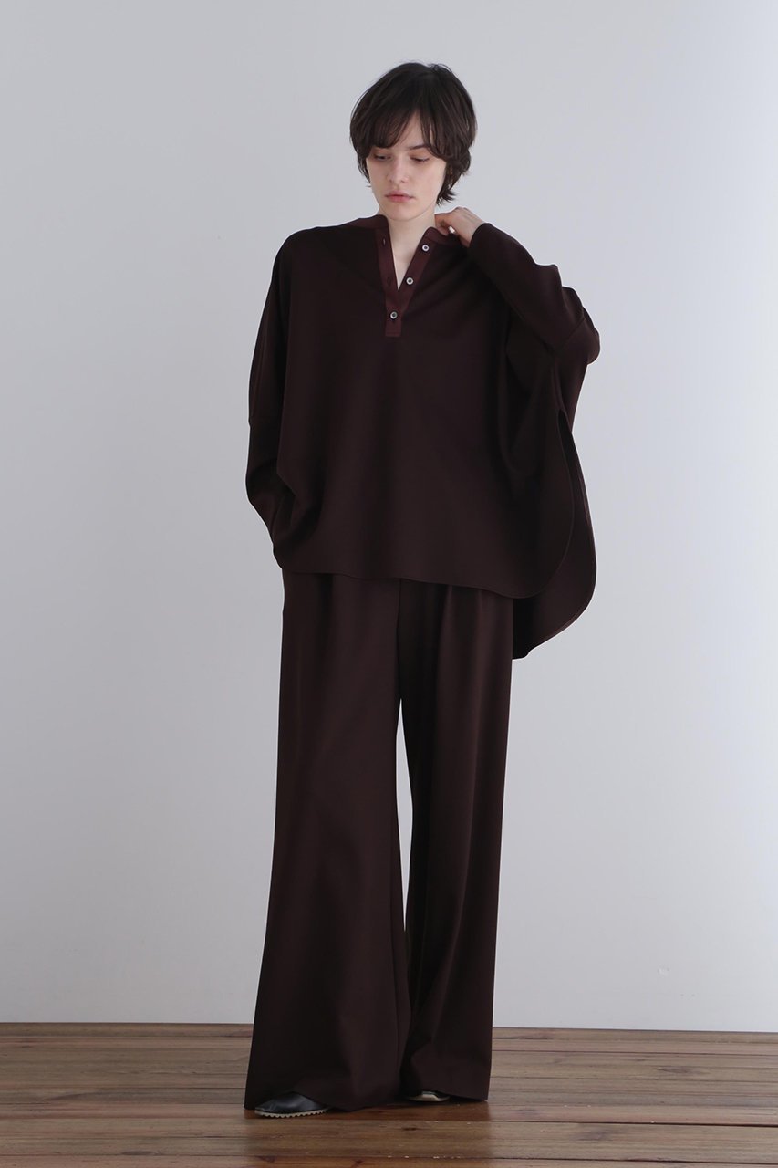 【ル フィル/LE PHIL】のヴィスポンチトップス 人気、トレンドファッション・服の通販 founy(ファニー) 　ファッション　Fashion　レディースファッション　Fashion for Women　トップス・カットソー　Cut & Sew Tops　シャツ・ブラウス・オフィスカジュアル　Elegant Blouses & Button-Ups　ロングTシャツ・Tシャツ　Longline T-Shirts & Tees　カットソー・ベーシックTシャツ　Cut-and-Sewn Tops / Stretch Tees & Basics　エレガント 上品　Elegant　サテン　Satin, Glossy Fabric　スタンダード　Standard, Basic　スリーブ　Sleeve, Long Sleeve / Short Sleeve　ドレープ　Drape, Draping Fabric　パターン　Pattern, Design Print　ビッグ　Big, Oversized　ボトム　Bottoms, Lower Wear　ロング　Long, Long-Length　other-2|ID: prp329100004876004 ipo3291000000036368865