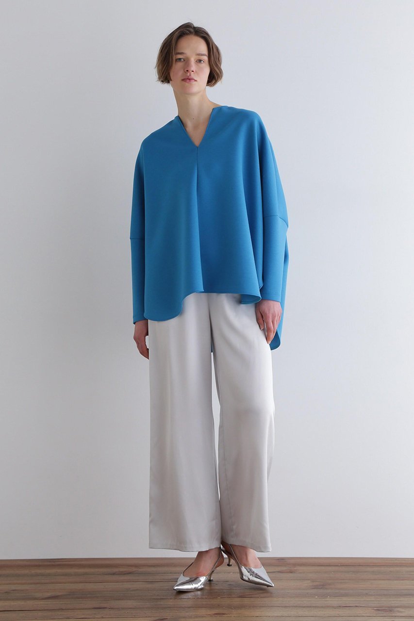 【ル フィル/LE PHIL】のエアクッションカットソー 人気、トレンドファッション・服の通販 founy(ファニー) 　ファッション　Fashion　レディースファッション　Fashion for Women　トップス・カットソー　Cut & Sew Tops　シャツ・ブラウス・オフィスカジュアル　Elegant Blouses & Button-Ups　ロングTシャツ・Tシャツ　Longline T-Shirts & Tees　カットソー・ベーシックTシャツ　Cut-and-Sewn Tops / Stretch Tees & Basics　なめらか　Smooth, Silky Texture　スリット　Slit, Slit Detail　スリーブ　Sleeve, Long Sleeve / Short Sleeve　ビッグ　Big, Oversized　フェミニン　Feminine, Girly　ボトム　Bottoms, Lower Wear　リラックス　Relax, Relaxed Fit　ロング　Long, Long-Length　other-3|ID: prp329100004876009 ipo3291000000036368891