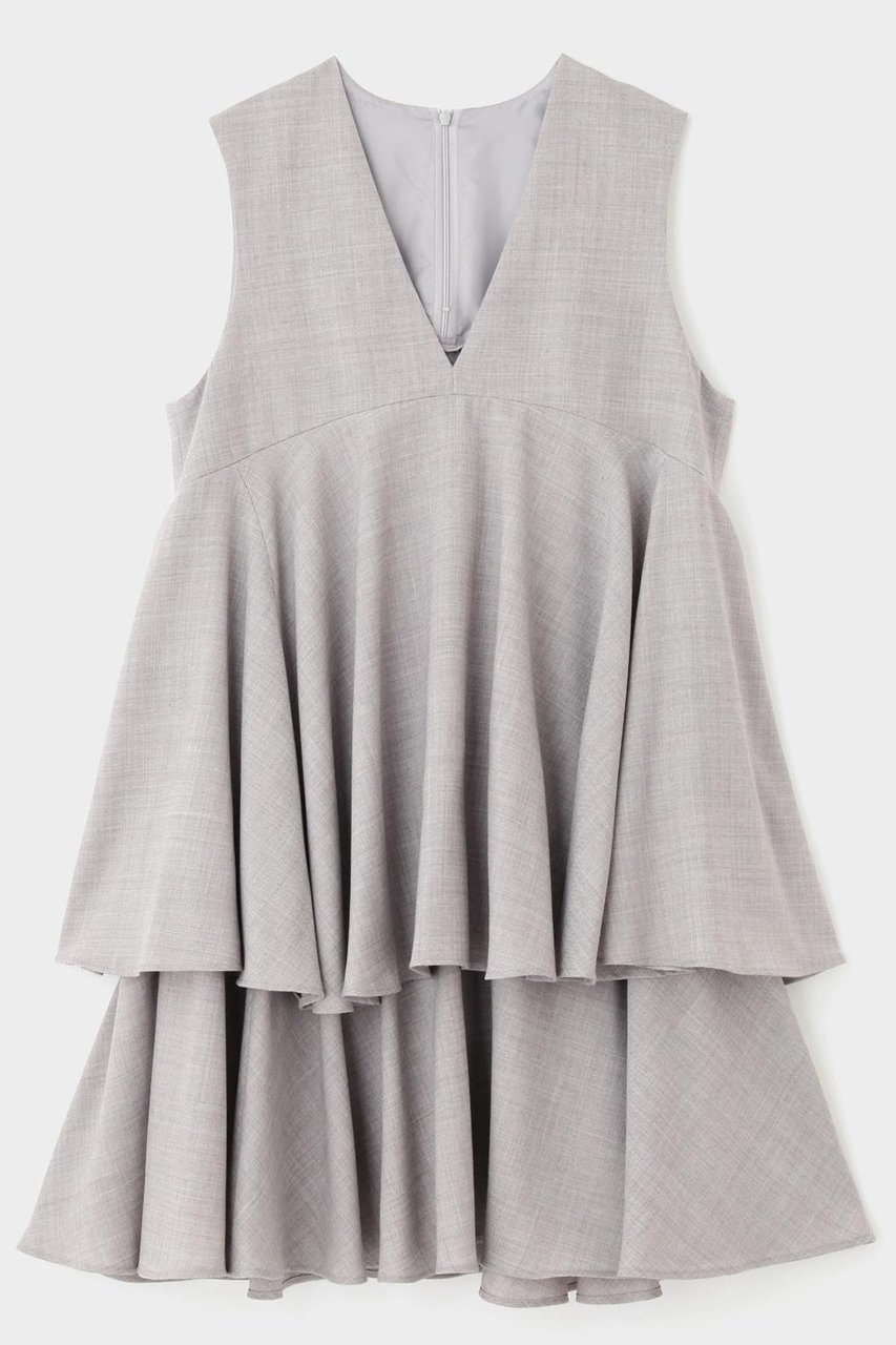 【ル フィル/LE PHIL】の《LE PHIL》ドライウールジレブラウス 人気、トレンドファッション・服の通販 founy(ファニー) 　ファッション　Fashion　レディースファッション　Fashion for Women　アウター　Coat / Outerwear Collection　トップス・カットソー　Cut & Sew Tops　キャミソール&ノースリーブ　Camisoles & Sleeveless Tops　シャツ・ブラウス・オフィスカジュアル　Elegant Blouses & Button-Ups　ベスト&ジレ / 重ね着スタイル　Vests & Gilets　おすすめ　Recommended / Our Picks　ショート　Short, Short Length　スタンダード　Standard, Basic　ドレス　Dress, One-Piece　ドレープ　Drape, Draping Fabric　ノースリーブ　Sleeveless, No-Sleeve　ラッフル　Ruffle, Frill　新作・新入荷　New Arrivals / New In　other-2|ID: prp329100004876044 ipo3291000000036369109