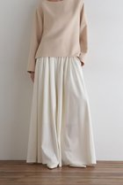 【ル フィル/LE PHIL】の《LE PHIL》コンパクトギャザーワイドパンツ ホワイト|ID: prp329100004876119 ipo3291000000036369524