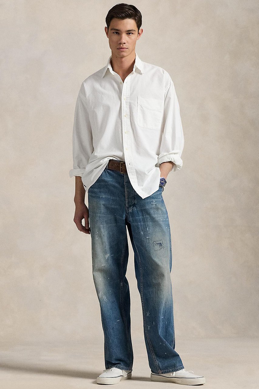 【ラルフローレン/RALPH LAUREN / MEN】の【MEN】【POLO RALPH LAUREN】オーガニック コットン ビッグ シャツ 人気、トレンドファッション・服の通販 founy(ファニー) ファッション Fashion メンズファッション Fashion for Men ウォッシュ Washed Finish オーガニック Organic Cotton カフス Cuff Design スリーブ Sleeve, Long Sleeve / Short Sleeve 長袖 Long Sleeve, Full Sleeve パッチ Patch, Appliqué ビッグ Big, Oversized フィット Fit, Slim Fit プリーツ Pleats, Pleated ボックス Boxy, Box Shape ポケット Pocket, Pocket Detail リラックス Relax, Relaxed Fit ロング Long, Long-Length 新作・新入荷 New Arrivals / New In other-3|ID: prp329100004876141 ipo3291000000036369644