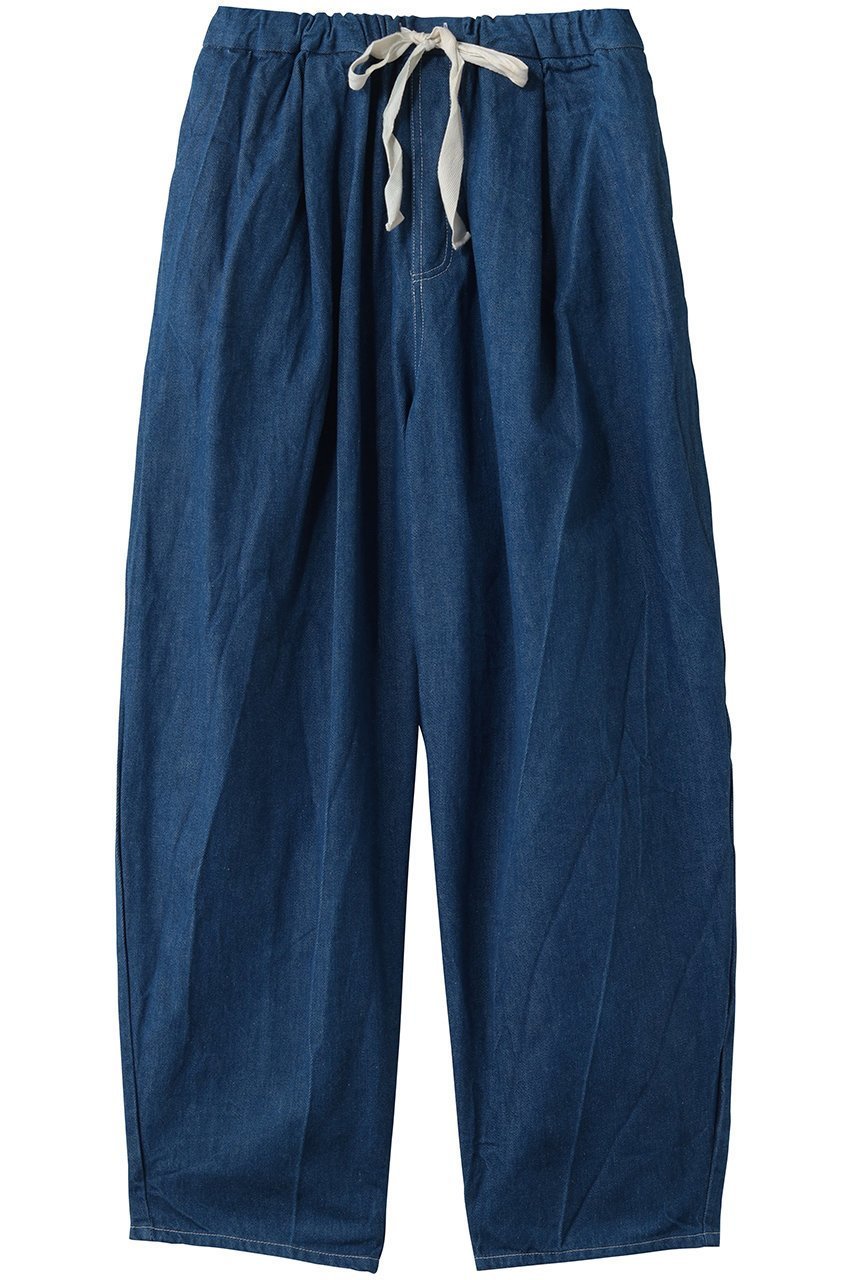 【ミディウミ/MidiUmi】のwide tapered denim デニム インテリア・キッズ・メンズ・レディースファッション・服の通販 founy(ファウニー) 　ファッション　Fashion　レディースファッション　Fashion for Women　パンツ　Pants & Trousers　デニムパンツ・ジーンズ・美脚デニム　Denim Jeans & Pants　デニム　Denim, Jeans Material　ワイド　Wide, Wide Fit　夏　Summer　春　Spring　S/S・春夏　SS, Spring/Summer, Warm Season　blue|ID: prp329100004876144 ipo3291000000037240618