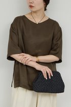 【ガリャルダガランテ/GALLARDAGALANTE】の【セットアップ対応】キュプラTeeブラウス カーキ|ID: prp329100004876162 ipo3291000000036369768