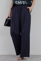 【ガリャルダガランテ/GALLARDAGALANTE】のストライプイージーパンツ ネイビー|ID: prp329100004876163 ipo3291000000036369778