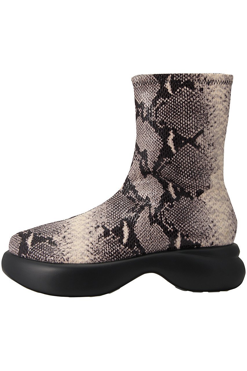 【メゾンスペシャル/MAISON SPECIAL】のボリュームソールストレッチブーツ インテリア・キッズ・メンズ・レディースファッション・服の通販 founy(ファニー) 　ファッション　Fashion　レディースファッション　Fashion for Women　ストレッチ　Stretch, Stretchy Fabric　パイソン　Python, Snakeskin Pattern　フィット　Fit, Slim Fit　ミドル　Middle Length, Mid Height　定番　Standard, Basic Item　MLT1(マルチカラー)|ID: prp329100004876191 ipo3291000000036369988