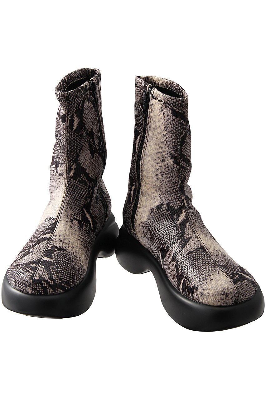 【メゾンスペシャル/MAISON SPECIAL】のボリュームソールストレッチブーツ 人気、トレンドファッション・服の通販 founy(ファニー) 　ファッション　Fashion　レディースファッション　Fashion for Women　ストレッチ　Stretch, Stretchy Fabric　パイソン　Python, Snakeskin Pattern　フィット　Fit, Slim Fit　ミドル　Middle Length, Mid Height　定番　Standard, Basic Item　other-5|ID: prp329100004876191 ipo3291000000036369992
