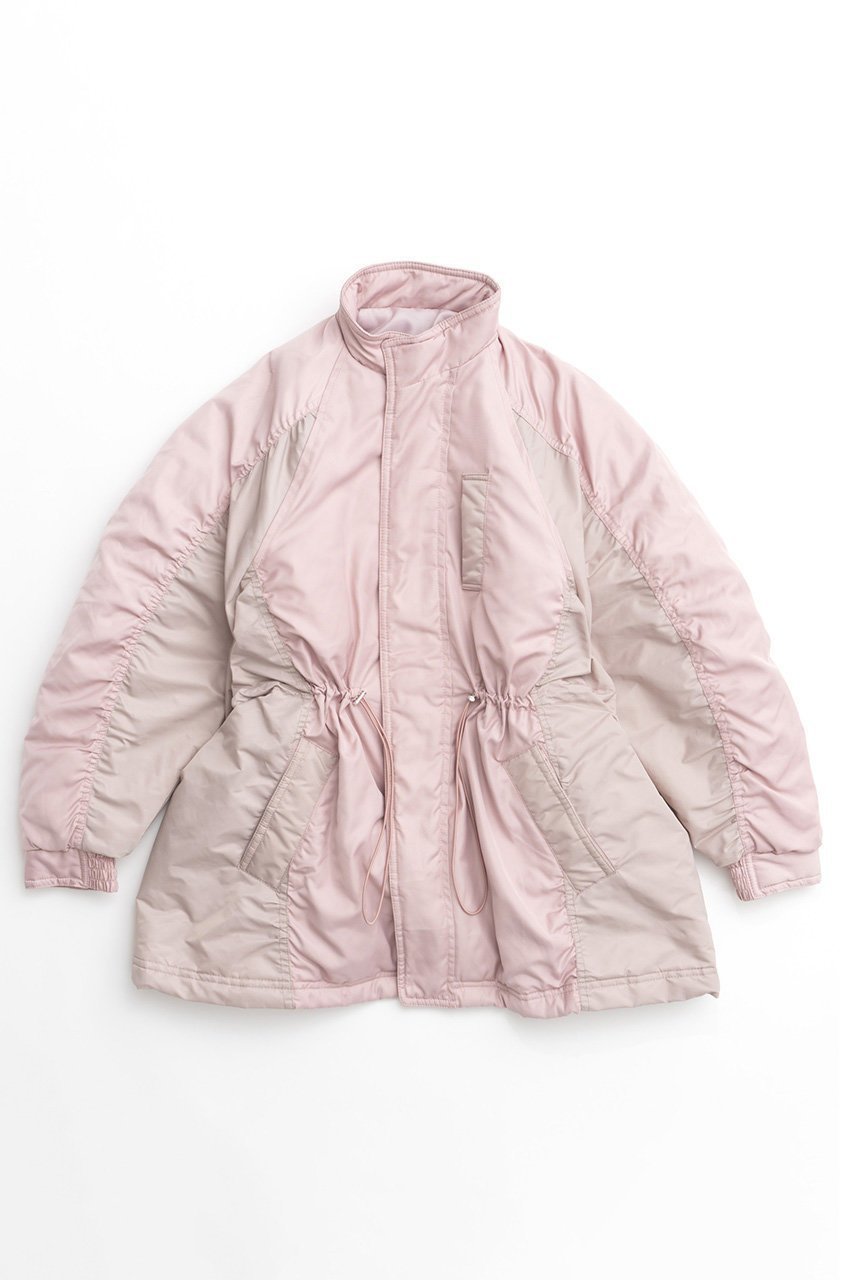 【メゾンスペシャル/MAISON SPECIAL】のOxford Fabric Work Padded Coat/オックスワークパテッドコート インテリア・キッズ・メンズ・レディースファッション・服の通販 founy(ファウニー) 　ファッション　Fashion　レディースファッション　Fashion for Women　アウター　Coat / Outerwear Collection　コート・ロングコート・ピーコート　Long Coats, Peacoats & More　おすすめ　Recommended / Our Picks　オックス　Oxford Fabric　チェック　Check, Plaid, Tartan　ドローストリング　Drawstring, Pull Cord　バランス　Balance, Style Balance　ミドル　Middle Length, Mid Height　ロング　Long, Long-Length　ワーク　Workwear, Utility Style　冬　Winter / This Winter　防寒　Cold Protection, Winter-Ready　PNK(ピンク)|ID: prp329100004876195 ipo3291000000036370035