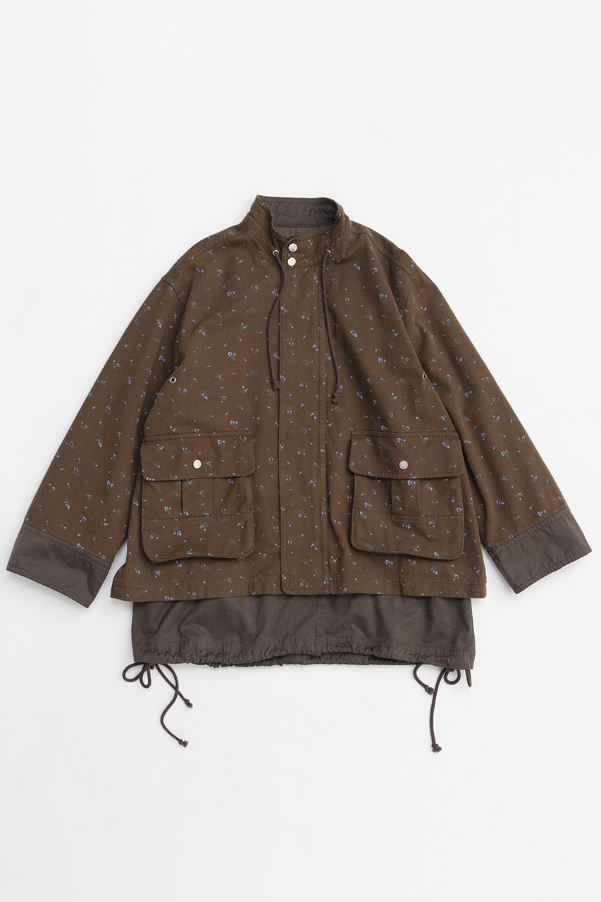 【メゾンスペシャル/MAISON SPECIAL】のMulti Fabric Utility Coat/マルチファブリックユーティリティーコート 大人の最旬トレンドファッション＆コーディネート founy(ファウニー) 　ファッション　Fashion　レディースファッション　Fashion for Women　アウター　Coat / Outerwear Collection　コート・ロングコート・ピーコート　Long Coats, Peacoats & More　カフス　Cuff Design　ショート　Short, Short Length　ジャケット　Jacket, Outerwear　ダメージ　Distressed, Destroyed　デニム　Denim, Jeans Material　トレンド　Trend, Trending Now　ピーチ　Peach, Soft Touch　フラワー　Flower, Floral　プリント　Print, Printed Pattern　羽織　Haori, Light Jacket　ミックス　Mix, Mixed Style　ミリタリー　Military, Army Style　モチーフ　Motif, Design Theme　おすすめ　Recommended / Our Picks　 other-1|ID: prp329100004876196 ipo3291000000036370043